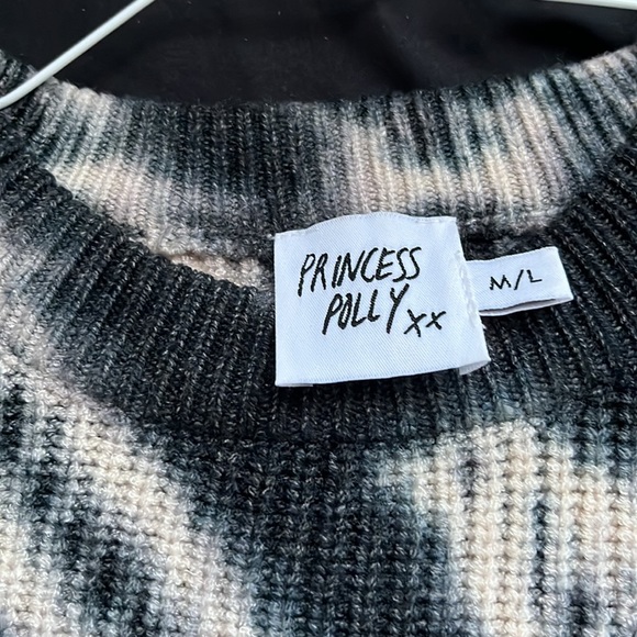 NWOT Cropped Tie-Dye Knit - Picture 3 of 5